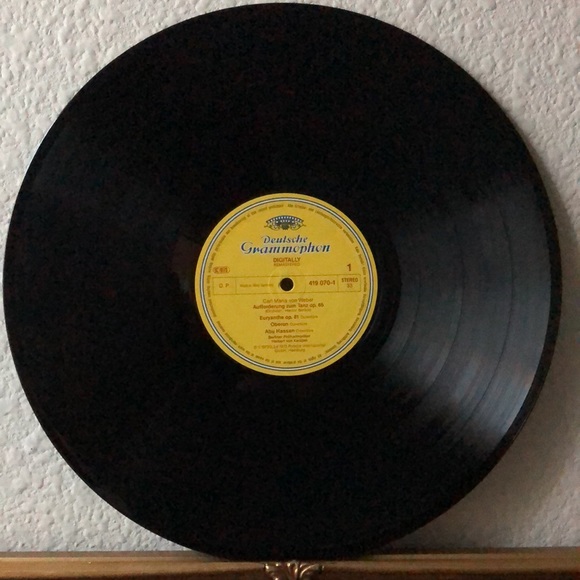 Carl Maria Von Weber Performed by Berlin Philharmonic Orchestra Vinyl Lp - Picture 1 of 5